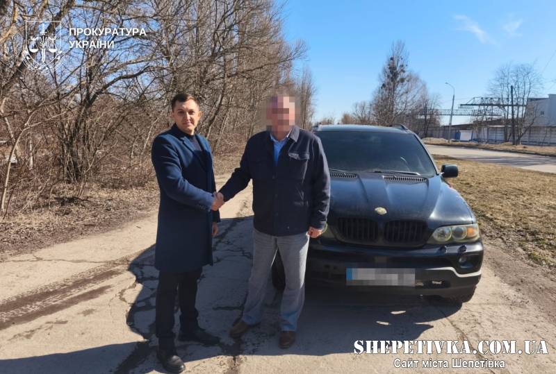 Вилучений як речовий доказ позашляховик BMW X5 передали бригаді морської піхоти
