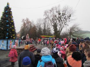 У Шепетівці відкрили головну новорічну ялинку