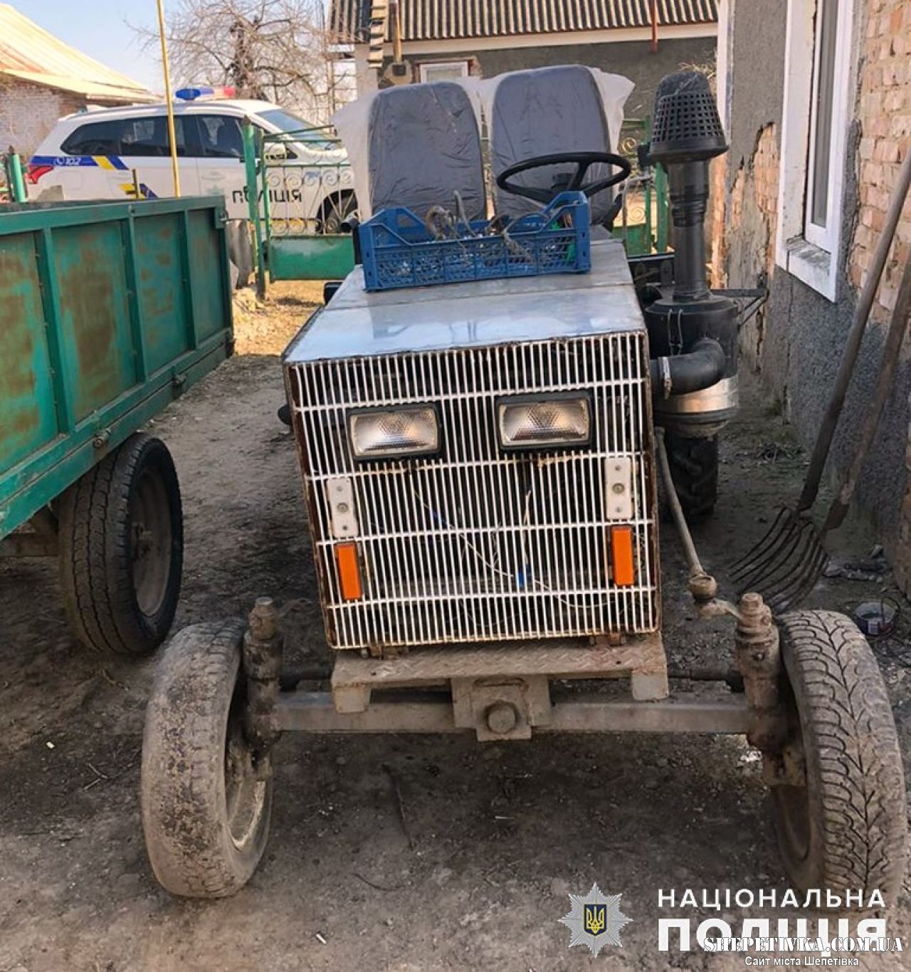 Житель Хмельниччини переїхав трактором на смерть тещу