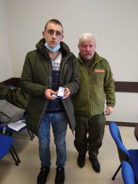 Син Скотенюка Руслана отримав кулон "Батьківське серце"