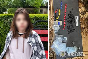 У дівчини знайшли згортки із наркотиками та телефоні з розташуванням «закладок» у Шепетівці
