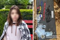 У дівчини знайшли згортки із наркотиками та телефоні з розташуванням «закладок» у Шепетівці