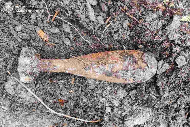 Неподалік Рудні-Новенької виявили мінометну міну калібром 82 мм