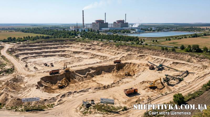 Поблизу Хмельницької АЕС створять три нові піщані кар'єри: громада Нетішина проти