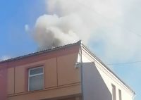 У Шепетівці горів дах ресторану "Олімп"