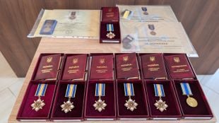 На Шепетівщині вручали державні нагороди та відзнаки військовослужбовцям та родинам полеглих воїнів