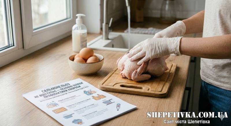 На Шепетівщині зареєстровано 26 випадків сальмонельозної інфекції: що найчастіше ставало причиною