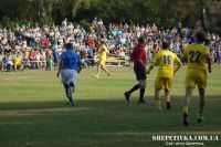 Футбольні ветерани збірної України та ФК "Темп" провели виставковий матч