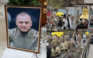 На Шепетівщині прощались з прикордонником Калінкою Артемом Леонідовичем