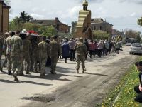 У Грицівській громаді в останню дорогу провели кулеметника Юрія Полонського