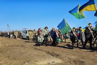 Улашанівська громада провела в останню путь захисника Гуменюка Василя Васильовича