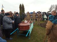 У Грицівській громаді прощались із захисником Ліневичем Іваном
