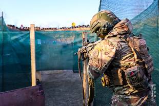 На Шепетівщині для тренувань нацгвардійців спорудили спеціальну конструкцію