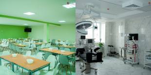 У Білогірській лікарні відкрили оновлену хірургію, а в школі - харчоблок