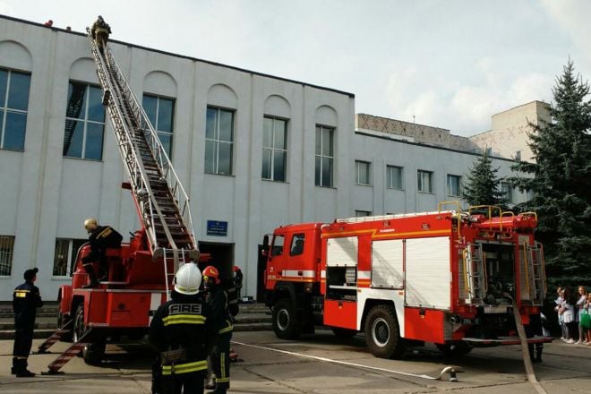 У Шепетівському медичному коледжі відбулась навчальна пожежа