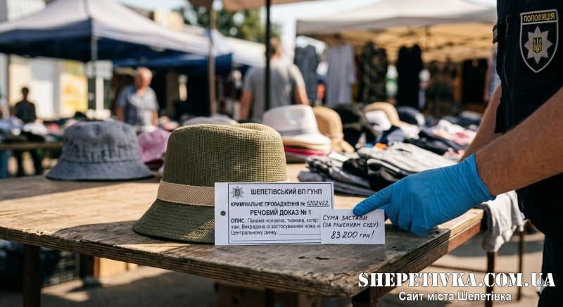 Панама ціною у 83 тисячі гривень: у Шепетівці судитимуть чоловіка за зухвалий грабіж на ринку