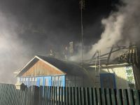 У селі Плесна палав житловий будинок