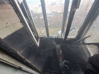 У Шепетівці по вулиці Просвіти на 8 поверсі багатоповерхівки горів балкон