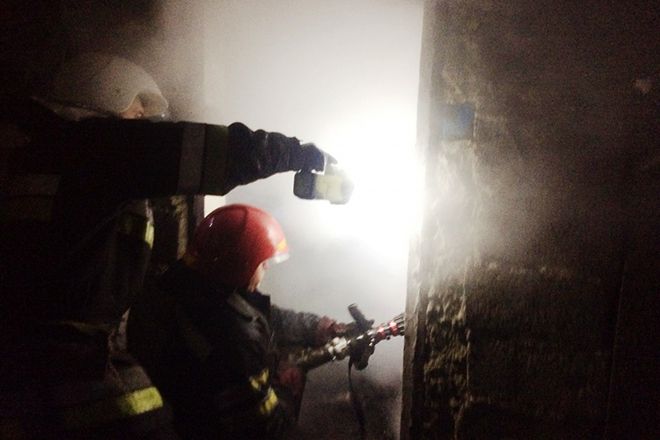Першу пожежу у цьому році вогнеборці гасили в Судилкові