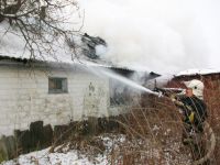 У Ленківцях горів житловий будинок