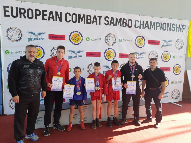 Шепетівчани здобули нагороди чемпіонату Європи з бойового самбо