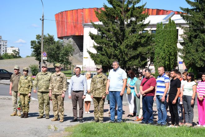 Урочисто підняли державного стяга з нагоди Дня Української Державності