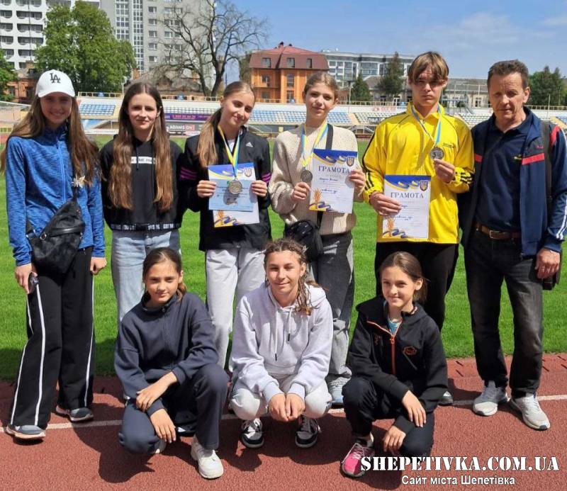 Шепетівчани здобули 3 нагороди чемпіонату Хмельниччини з легкої атлетики