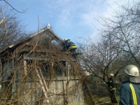 Горіла господарча будівлі на дачному масиві