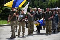 Шепетівська громада провела в останній земний шлях Захисника Андрія Вільбіцького