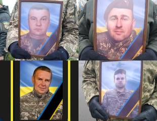 Ізяславська громада проводжала у засвіти чотирьох Воїнів Світла