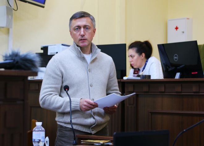Народний депутат Сергій Лабазюк у Вищому антикорупційному суді, 24 листопада 2023 року. 