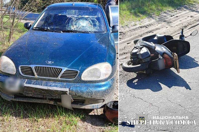 П’яний водій збив літнє подружжя на скутері: подробиці ДТП у Славуті