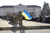 У Шепетівці проводжали в останню земну дорогу юного захисника Андрія Середюка