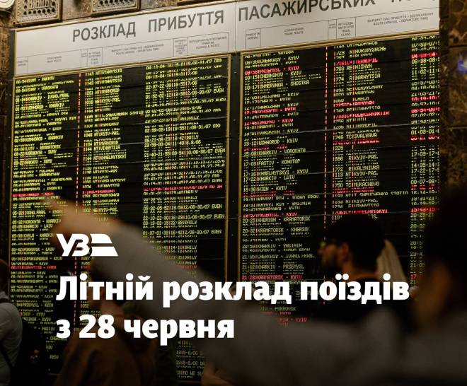 Літній графік «Укрзалізниці»: які оновлені поїзди курсуватимуть через Шепетівку