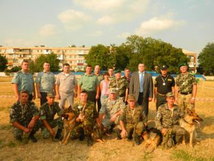 Відбулися змагання з багатоборства інспекторів-кінологів установ області