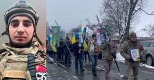 Ще один жовто-блакитний стяг замайорів над цвинтарем: у засвіти провели Олександра Бунду