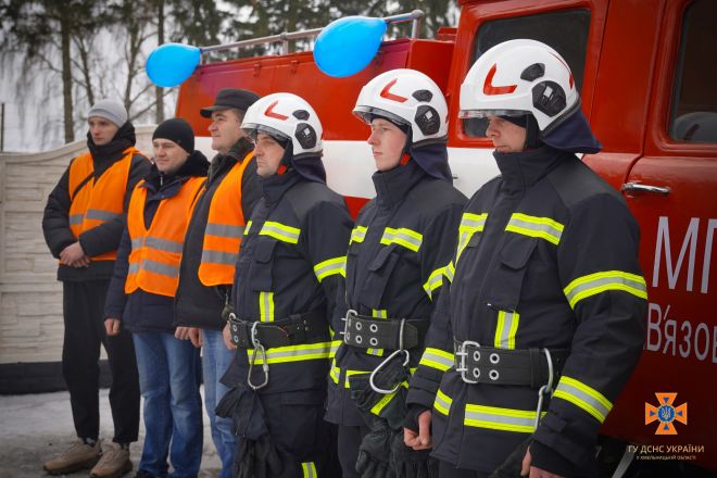У Шепетіському районі до строю стала нова місцева пожежна команда
