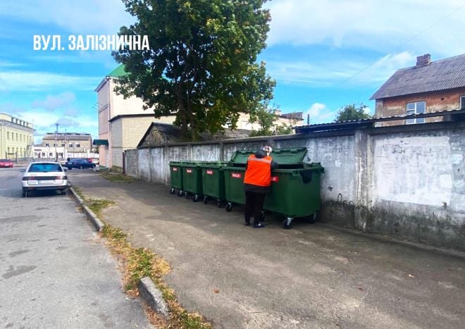 У Шепетівці побільшало оновлених сміттєвих майданчиків