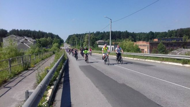 Шепетівчани взяли участь в прогулянці на велосипедах