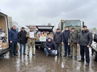Священники ПЦУ з Шепетівщини відвідали наших захисників на передовій