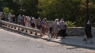 Хресний хід прочан УПЦ МП вулицями Кам'янця-Подільського, 19 серпня 2023 рік.