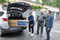 Шепетівська громада отримала у подарунок генератор гарячого туману