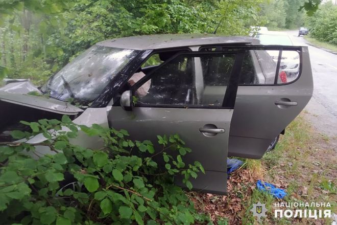 Двоє жінок та 3-річна дитина постраждали внаслідок зіткнення авто з деревом