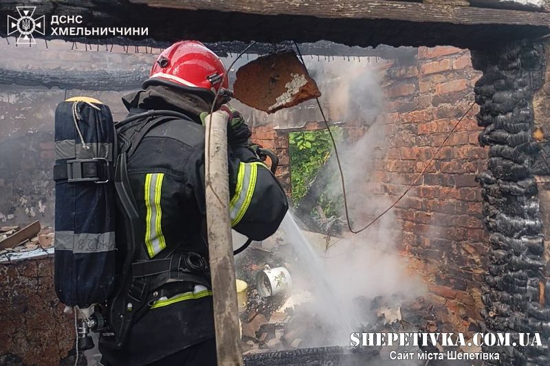 За минулу добу на Шепетівщині було 5 пожеж: на жаль є загиблі