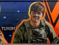 Полеглого 21-річного добровольця із Шепетівщини зобразили на муралі у столиці