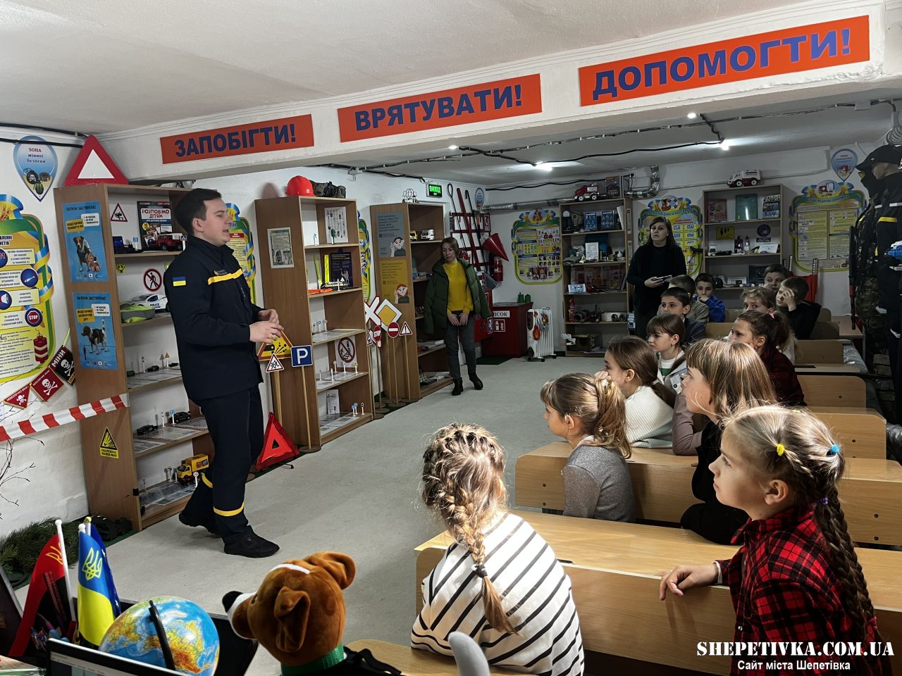 В укритті навчального закладу Шепетівщини відкрили Клас безпеки