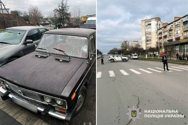 У Шепетівці на пішоходному переході збили пенсіонера: його ушпиталили