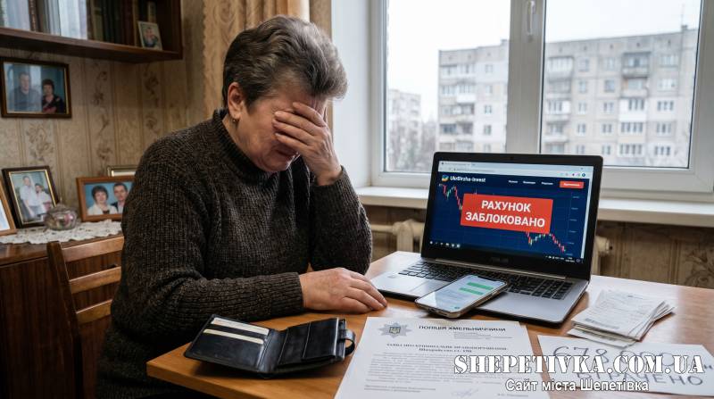 «Швидкі прибутки» на біржі: шепетівчанка переказала псевдоброкерам понад 678 тисяч гривень