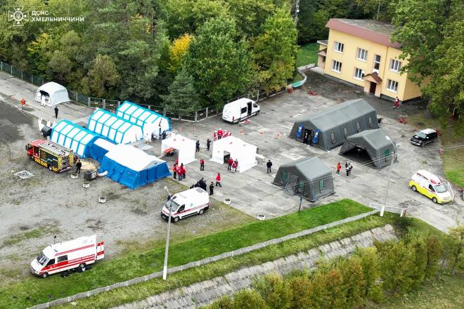 На Шепетівщині відбулись масштабні командно-штабні навчання з цивільного захисту