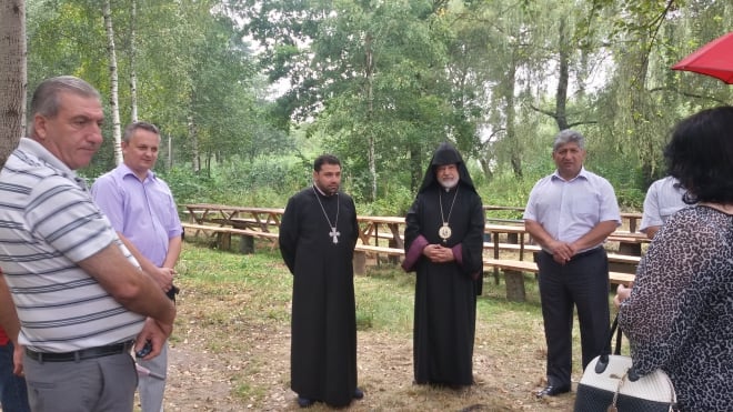 Освятили землю для будівництва Вірменської Апостольської Церкви